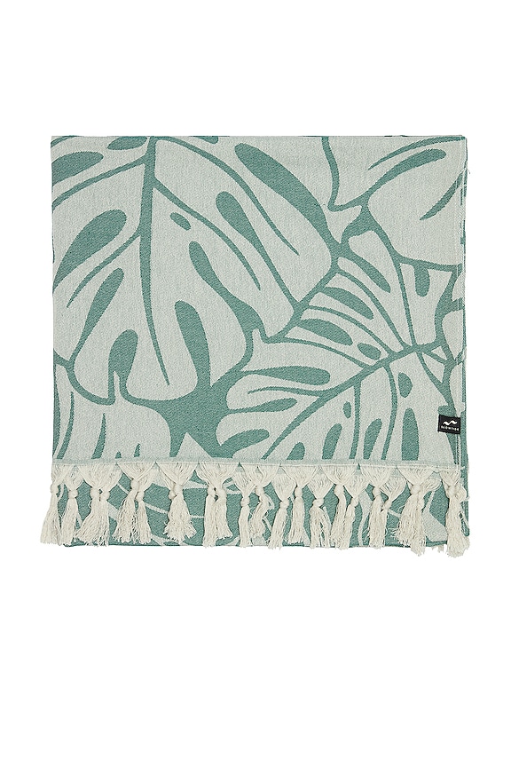 view 2 of 3 SERVIETTE TAROVINE TURKISH TOWEL in Green