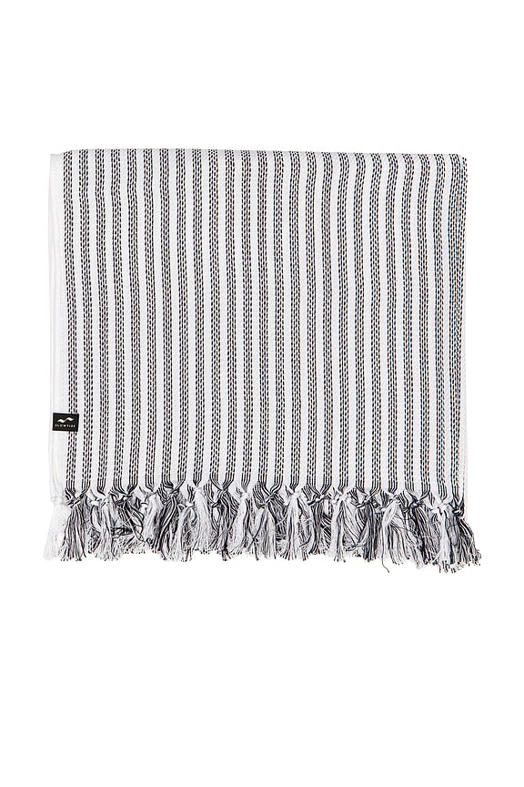 view 2 of 3 Koko Turkish Towel in White