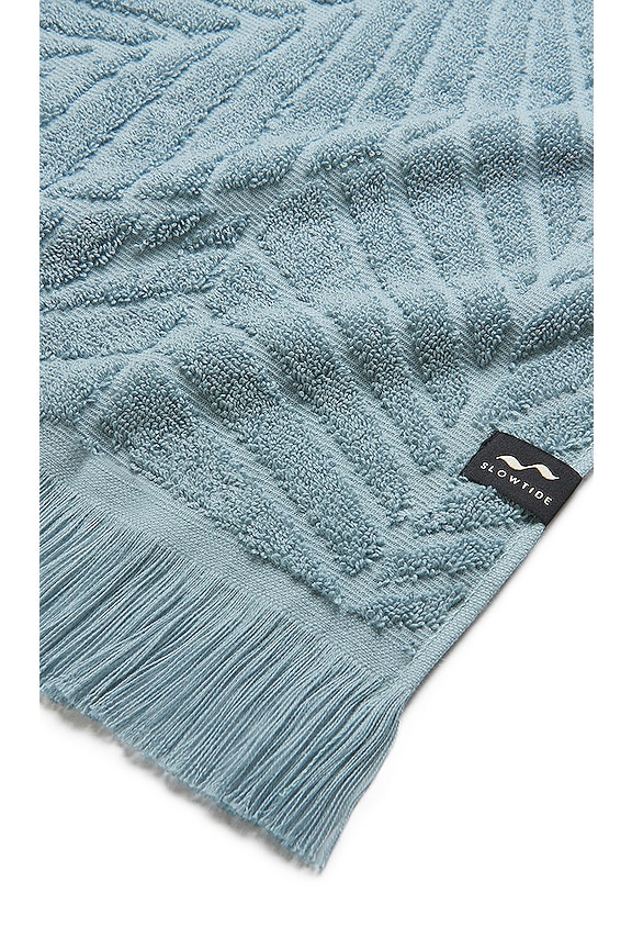 view 2 of 3 Kalo Hand Towel in Steel Blue
