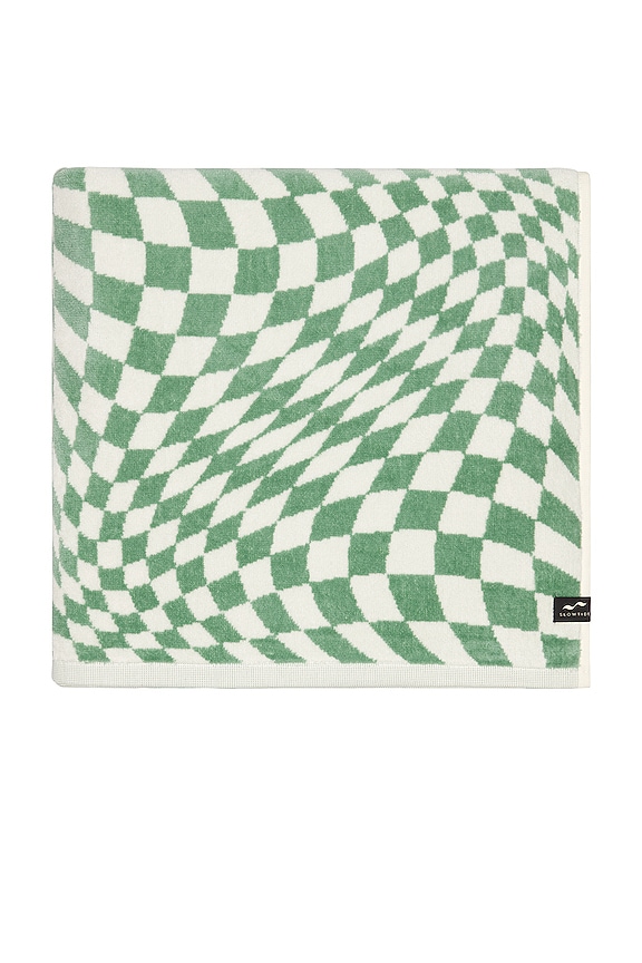 view 2 of 3 SERVIETTE PREMIUM OP OUT PREMIUM WOVEN TOWEL in Green