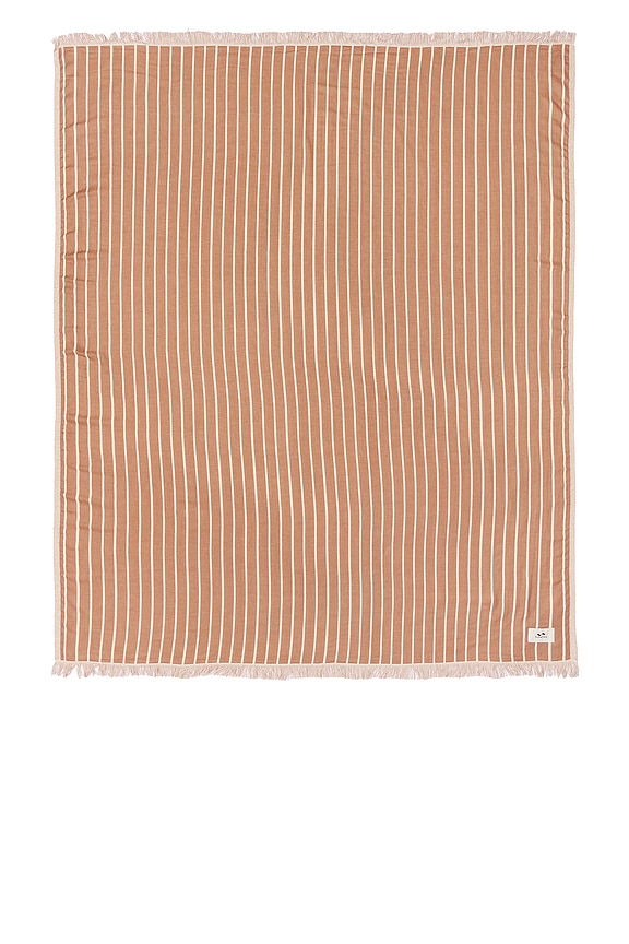 view 1 of 2 KOKO DRIFTWEAVE BLANKET 블랭킷 in Mousse