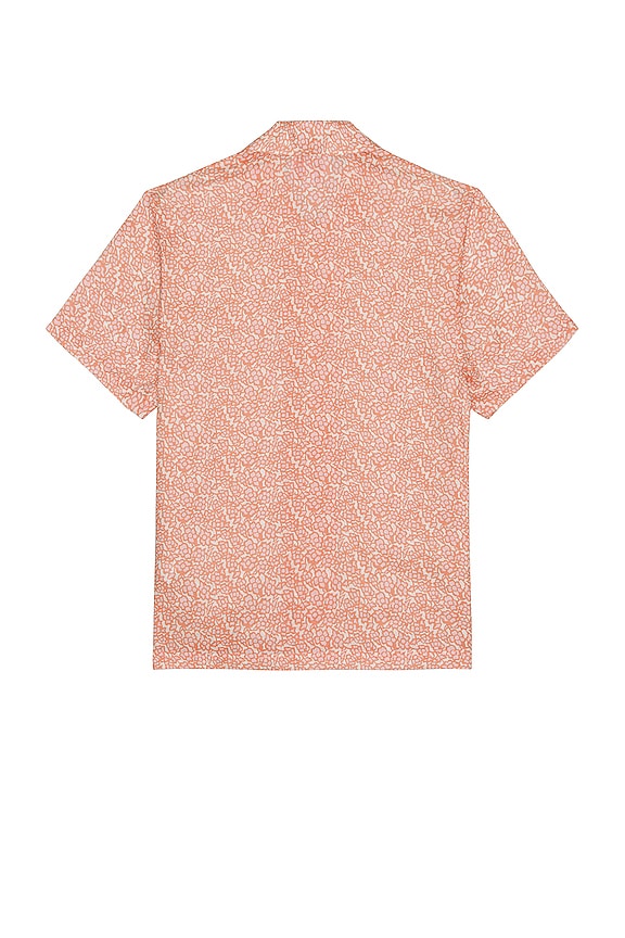 view 2 of 3 The Cabana Shirt in Abstract Floral Pink