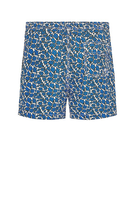 view 2 of 4 ショートパンツ in Abstract Floral Lapis Blue & Black