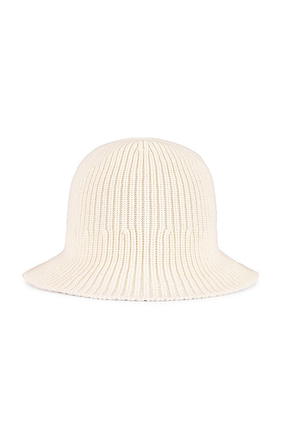 view 2 of 3 RIBBED ハット in Eggshell
