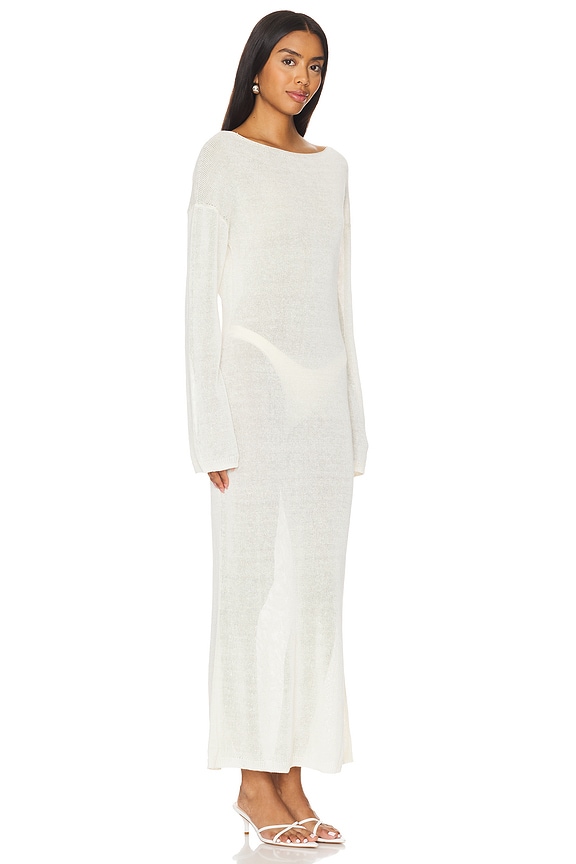view 2 of 3 The Polly Dress in Ecru