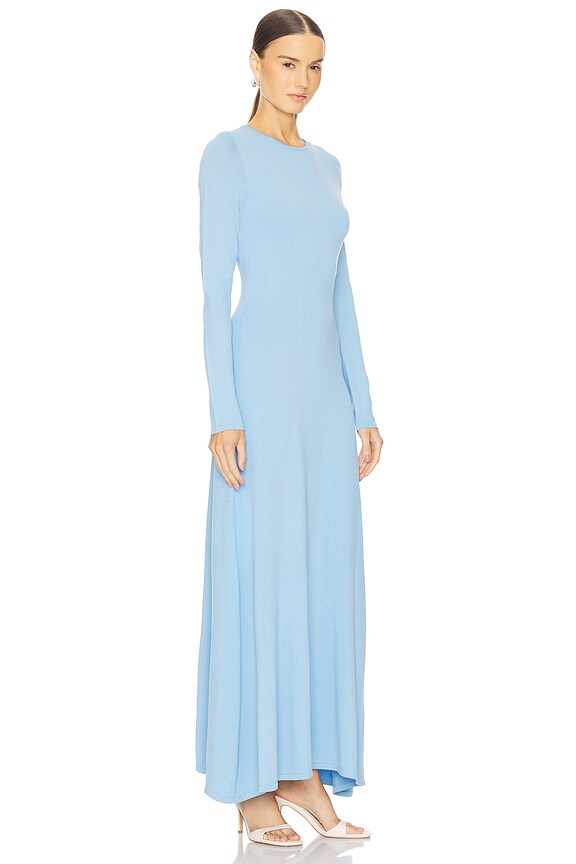 view 2 of 3 ROBE MANCHES LONGUES DORA in Ice Blue