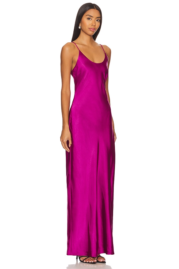 view 2 of 3 The Selena Dress in Magenta
