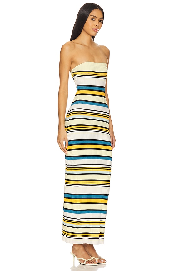 view 2 of 3 The Courtney Dress in Variegated Stripe