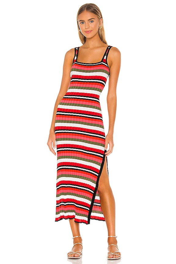 view 1 of 3 ROBE KIMBERLEY in Watermelon Stripe