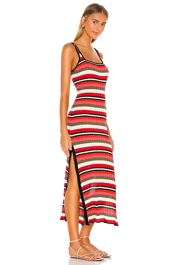 view 2 of 3 ROBE KIMBERLEY in Watermelon Stripe