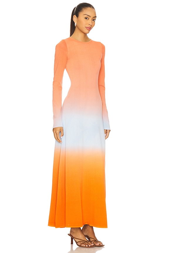 view 2 of 3 The Dora Dress in Ombre Peachy Keen