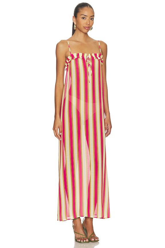view 2 of 3 The Ayden Dress in South Beach Stripe