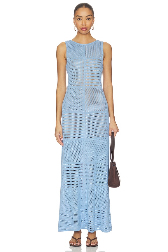 view 2 of 3 The Morenzo Dress in Blue Lagoon