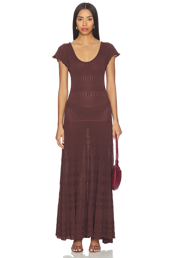 view 1 of 3 The Belle Dress in Truffle