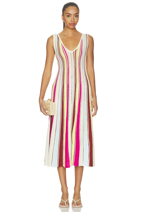 view 1 of 3 VESTIDO THE VELMIRA in Symi Stripe