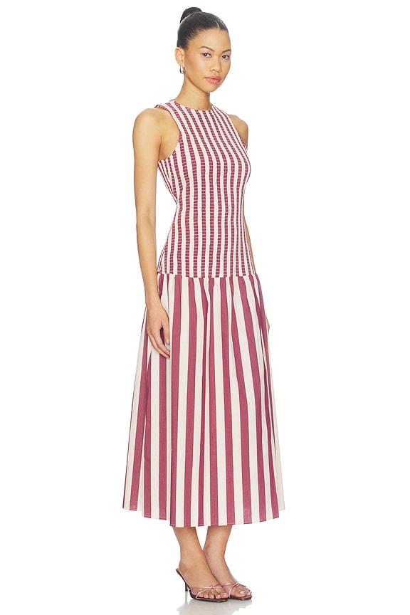 view 2 of 4 The Arlin Dress in Sangria & Stone