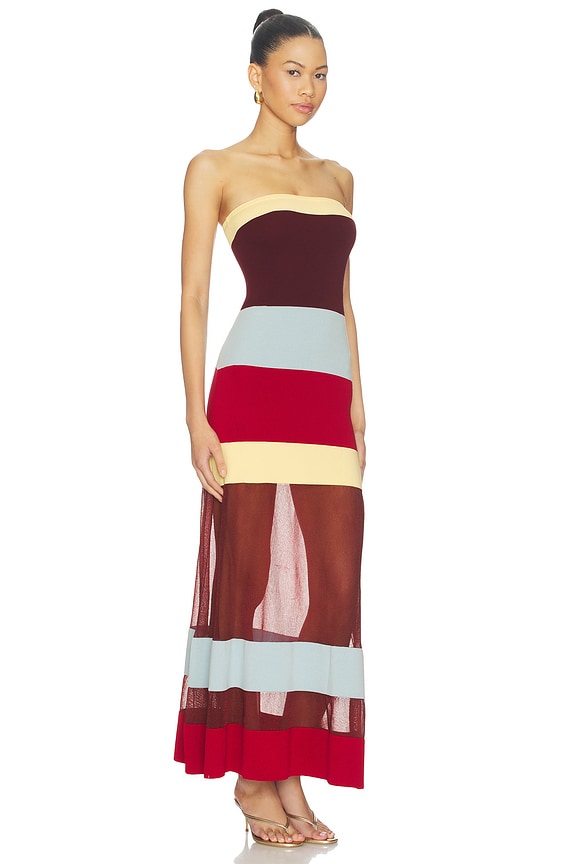 view 2 of 3 ROBE THE NOLA in Cranberry, Sangria, Danish Butter, & Nordic Fog