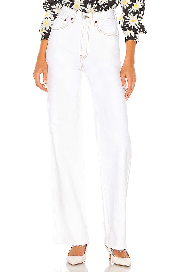 view 1 of 4 x RE/DONE Beach Jean in White Denim