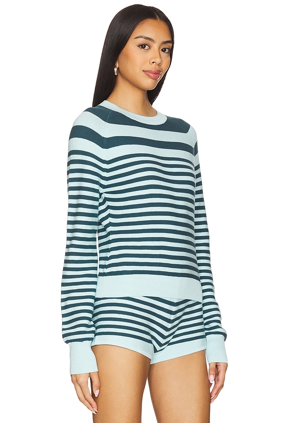 view 2 of 4 JERSEY MANNY in Evergreen & Sky Stripe