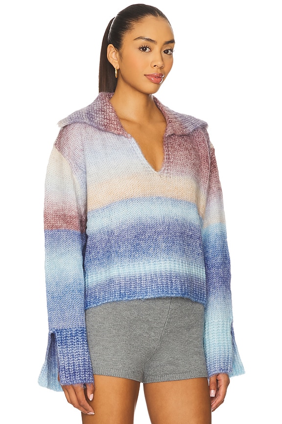 view 2 of 4 JERSEY LOLA in Twilight & Raisin Brown