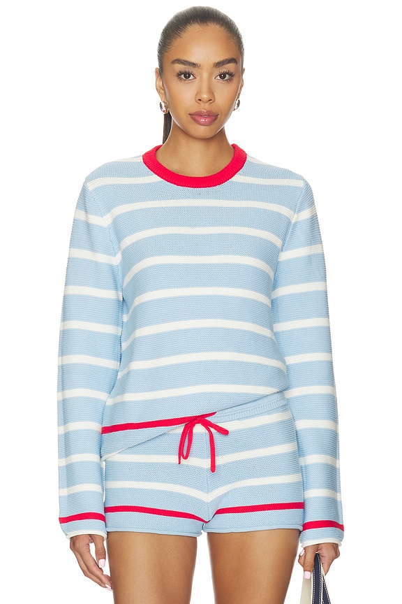 view 1 of 4 JERSEY THE HUDSON in Americana Breton Stripe