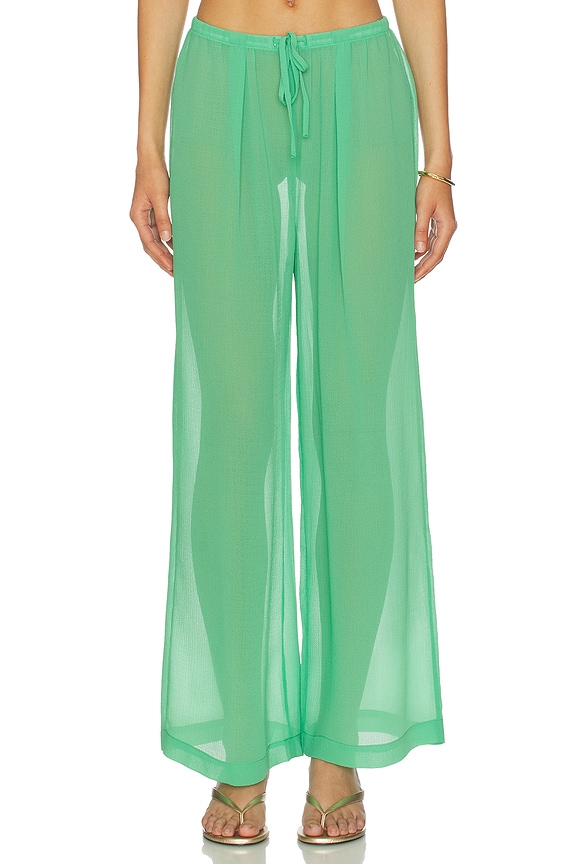 view 1 of 6 The Ashling Pant in Turtle Green