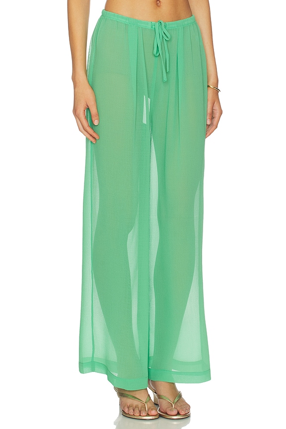 view 2 of 6 The Ashling Pant in Turtle Green