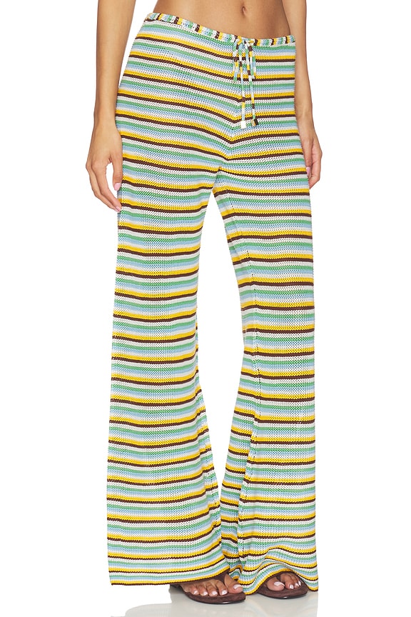 view 2 of 6 The Ayden Pant in Multicolor Stripe