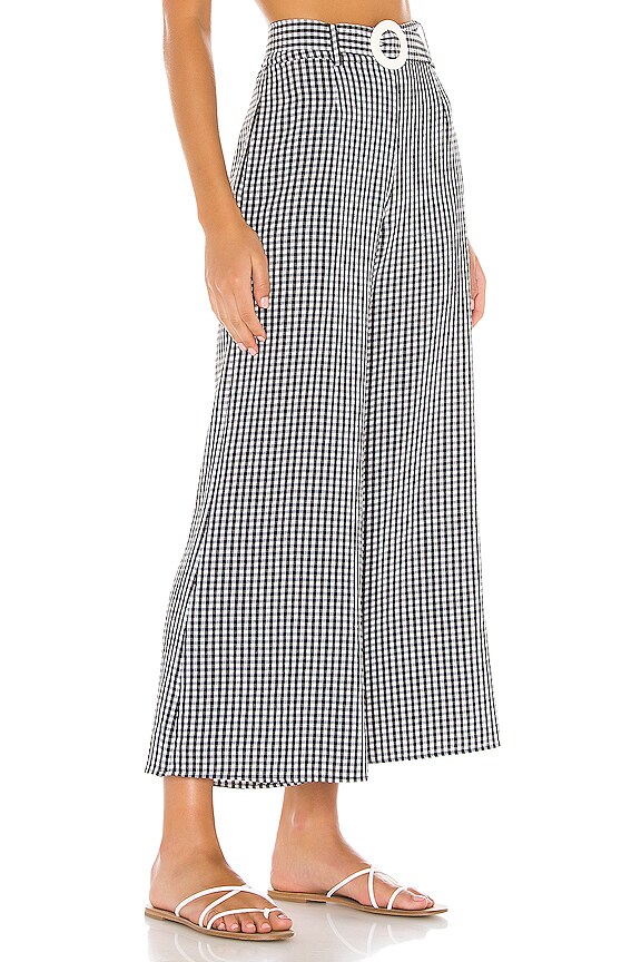 view 2 of 4 Palazzo Pant in Black Gingham
