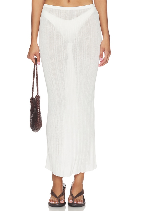 view 1 of 6 The Rianne Skirt in Optic White