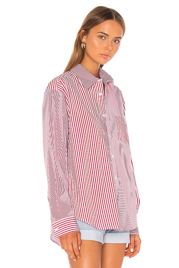 view 2 of 4 x RE/DONE Oxford Button Down in Red Stripe