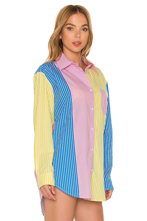 view 2 of 4 TÚNICA OXFORD in Lemon Zest Stripe, Watermelon Stripe & Poolside Stripe