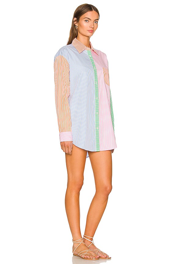 view 2 of 3 Oxford Tunic in Multi Colorblock