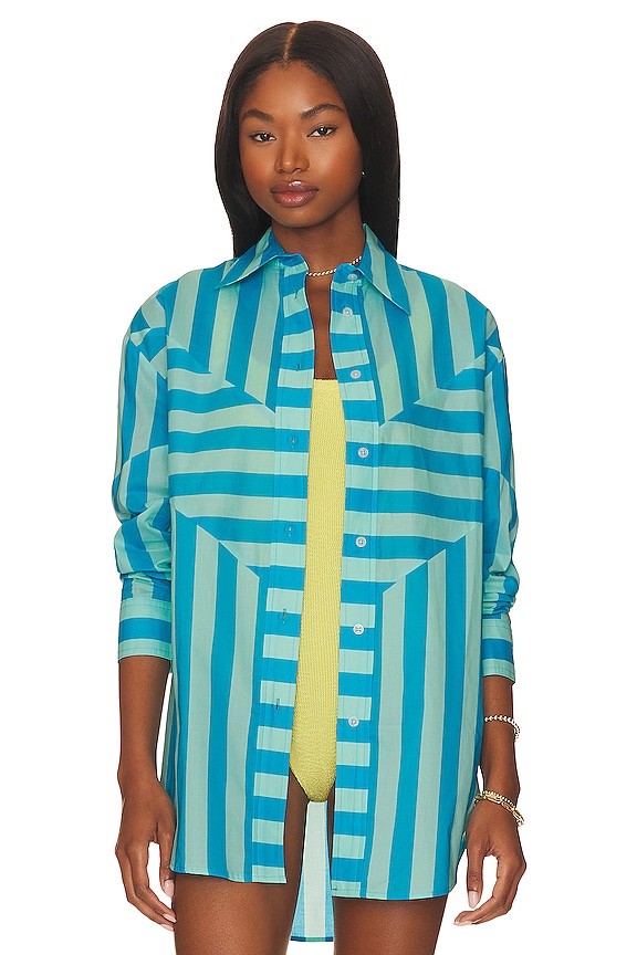 Solid & Striped The Arlette Shirt in Oxford Stripe | REVOLVE