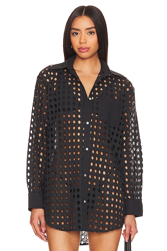 view 2 of 5 Oxford Tunic in Blackout