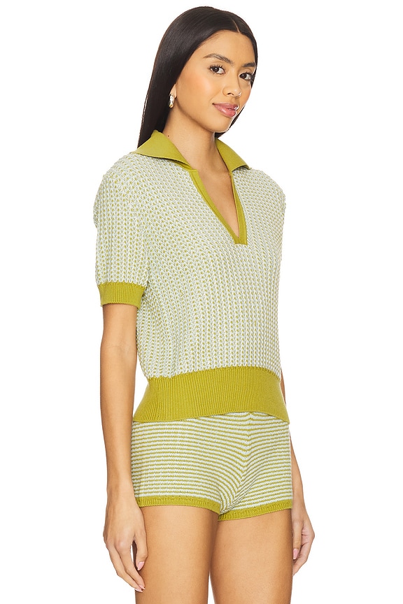 view 2 of 5 POLO DIXI in Sky Chartreuse