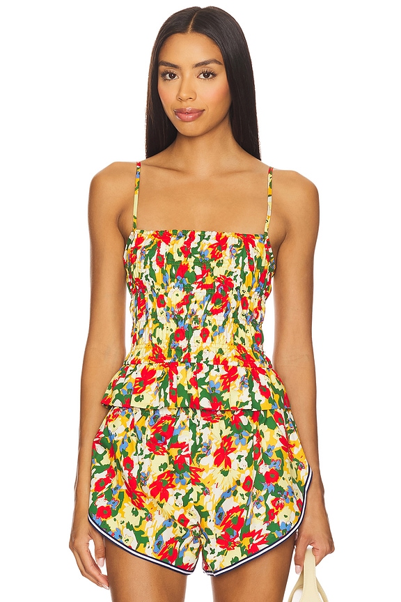 view 2 of 5 The Delta Top in Picasso Floral