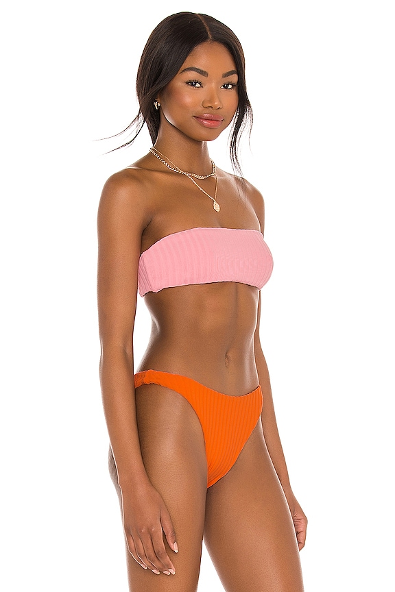 view 2 of 6 HAUT DE MAILLOT DE BAIN ANNABELLE in Papaya