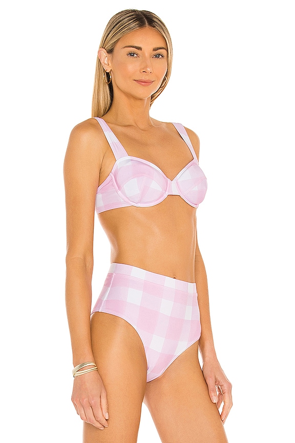 view 2 of 4 HAUT DE MAILLOT DE BAIN LILO in Painted Gingham