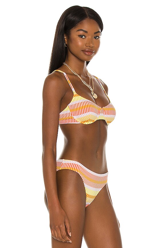 view 2 of 4 The Ginger Bikini Top in Technicolor Mosaic