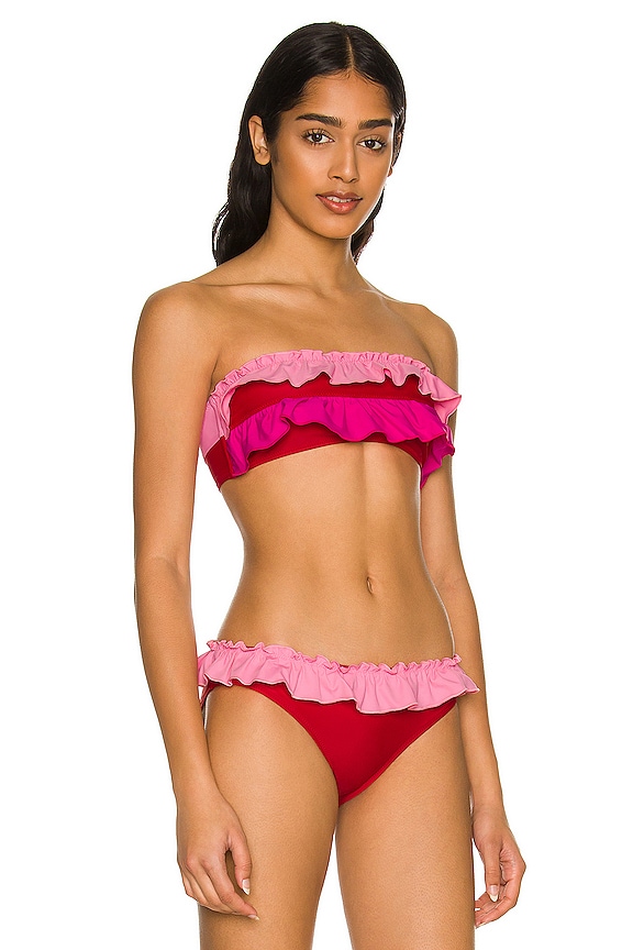 view 2 of 4 The Kaia Bikini Top in Colorblock