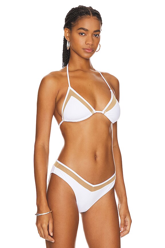 view 2 of 4 THE IRIS ビキニトップ in White