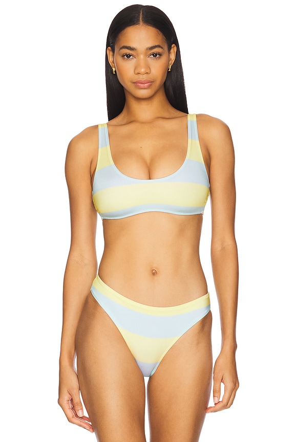 view 2 of 5 The Bella Top (reversible) in Gelato Stripe