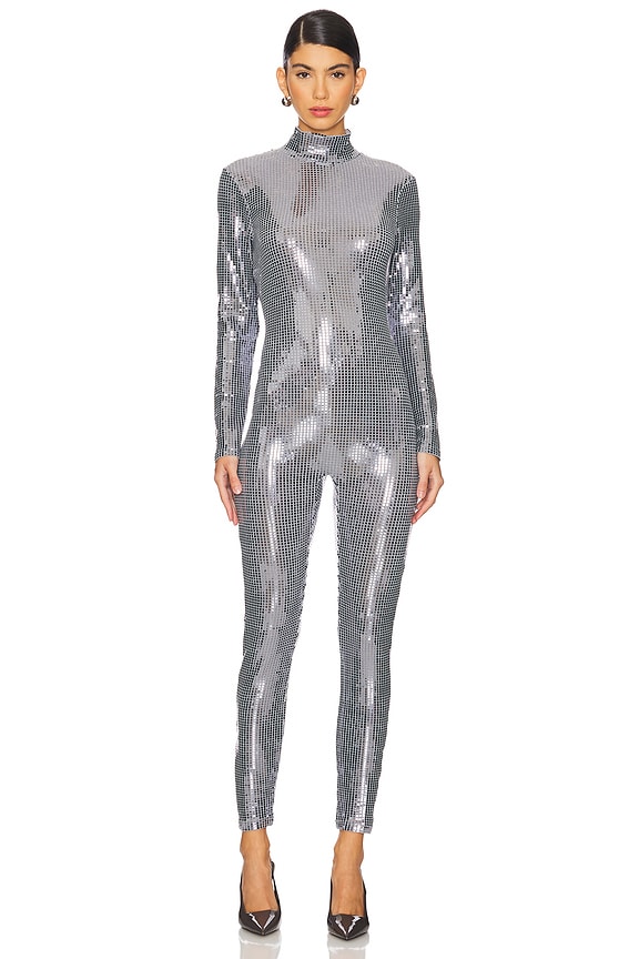 view 2 of 4 Disco Jumpsuit in Gunmetal Grey