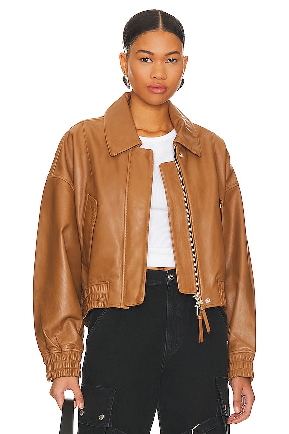 view 1 of 4 Ella Bomber in Camel