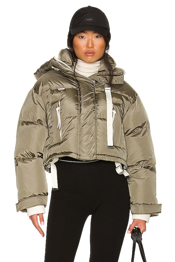 view 2 of 5 Willow Short Puffer in Khaki