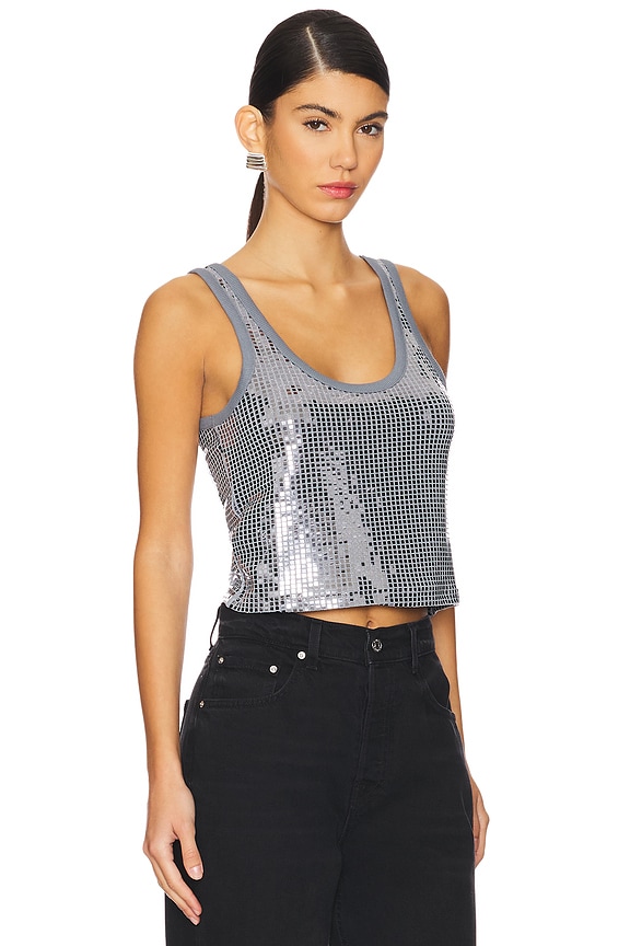 view 2 of 5 Disco Vest in Gunmetal Grey