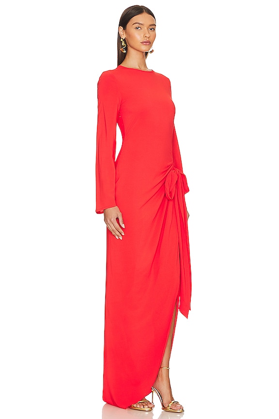 view 2 of 4 Temis Gown in Orange