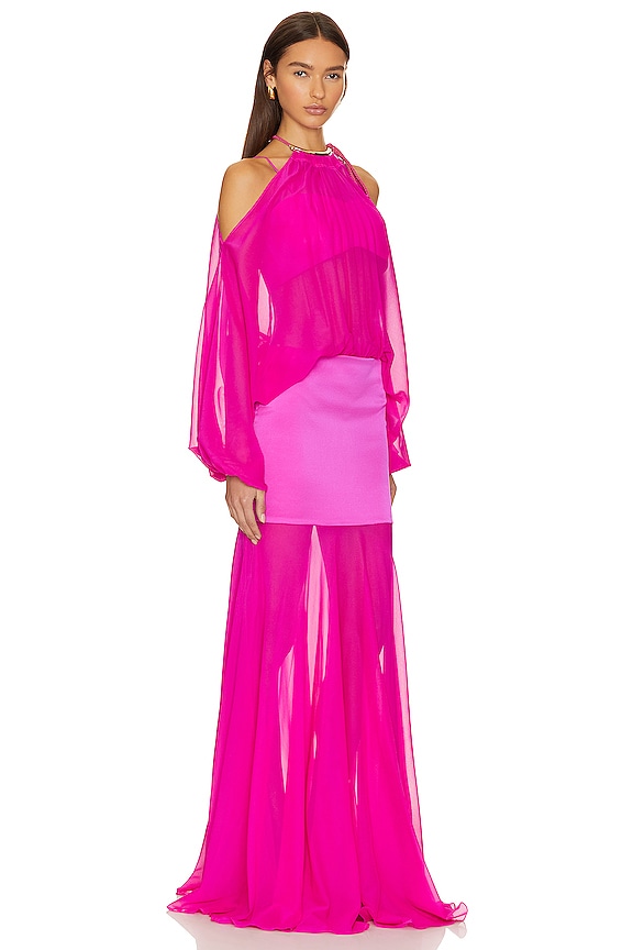 view 2 of 3 ПЛАТЬЕ ISADORA in Fuchsia