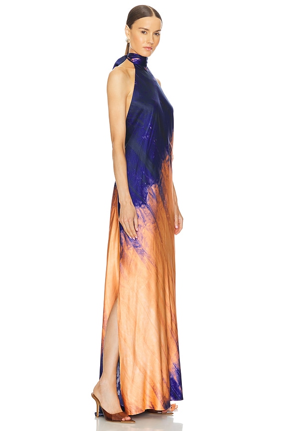 view 2 of 3 Sherry Dress in Mediterranean Coral 